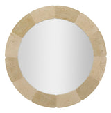Specchio Da Parete Rotondo Stile Naturale Cm Ø 90X2