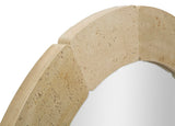 Specchio Da Parete Rotondo Stile Naturale - Ferretti