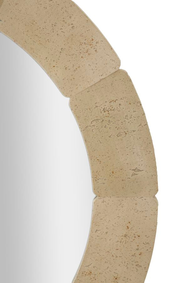 Specchio Da Parete Rotondo Stile Naturale - Ferretti