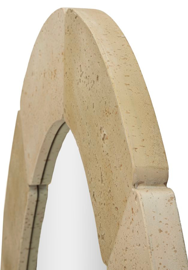 Specchio Da Parete Ovale Stile Naturale - Ferretti