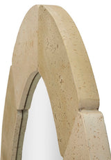 Specchio Da Parete Ovale Stile Naturale - Ferretti