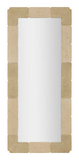Specchio Da Parete Rettangolare Stile Naturale  Cm 70X3X160 (Temperato Mis. Int. Ø Cm 47X97)