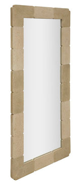 Specchio Da Parete Rettangolare Stile Naturale - Ferretti