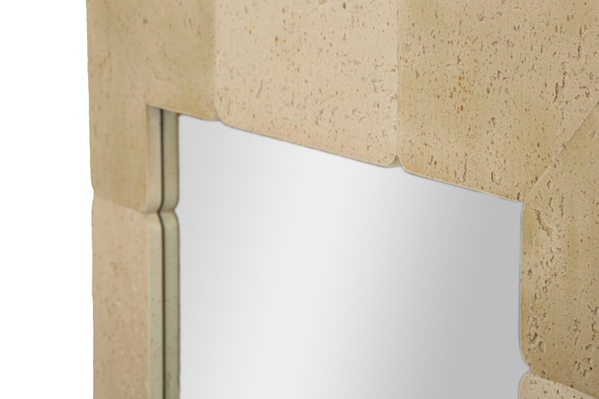Specchio Da Parete Rettangolare Stile Naturale - Ferretti