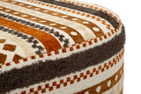 Panca Contenitore Ovale Etnica Multicolor - Ferretti
