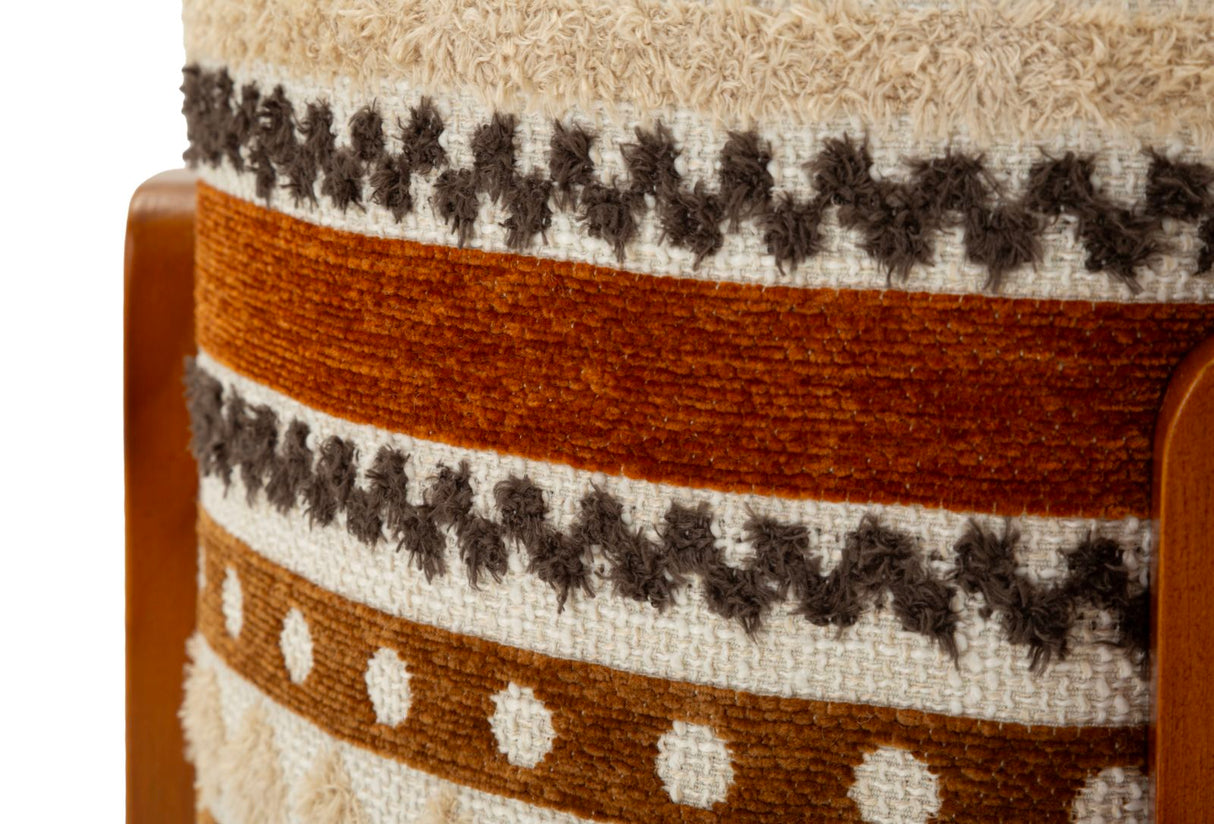 Pouf Etnico Multicolor - Ferretti