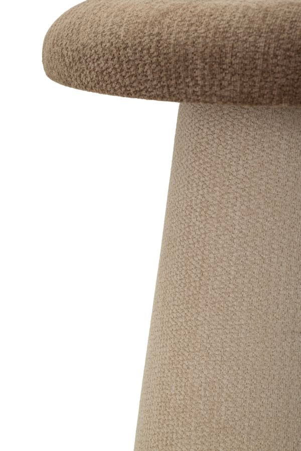 Tavolino/Pouf Stile Nordic A Forma Di Fungo Ø 59X55 Cm