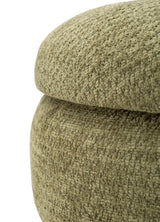Set 2 Pouf Stile Nordico Cm Ø 44X47-35X39
