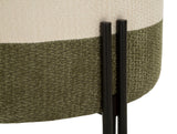 Pouf Stile Moderno Bicolore Ø 44X41cm - Ferretti