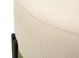 Pouf Stile Moderno Bicolore Ø 44X41cm - Ferretti