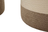 Coppia Pouf Contenitore Stile Nordico - Ferretti