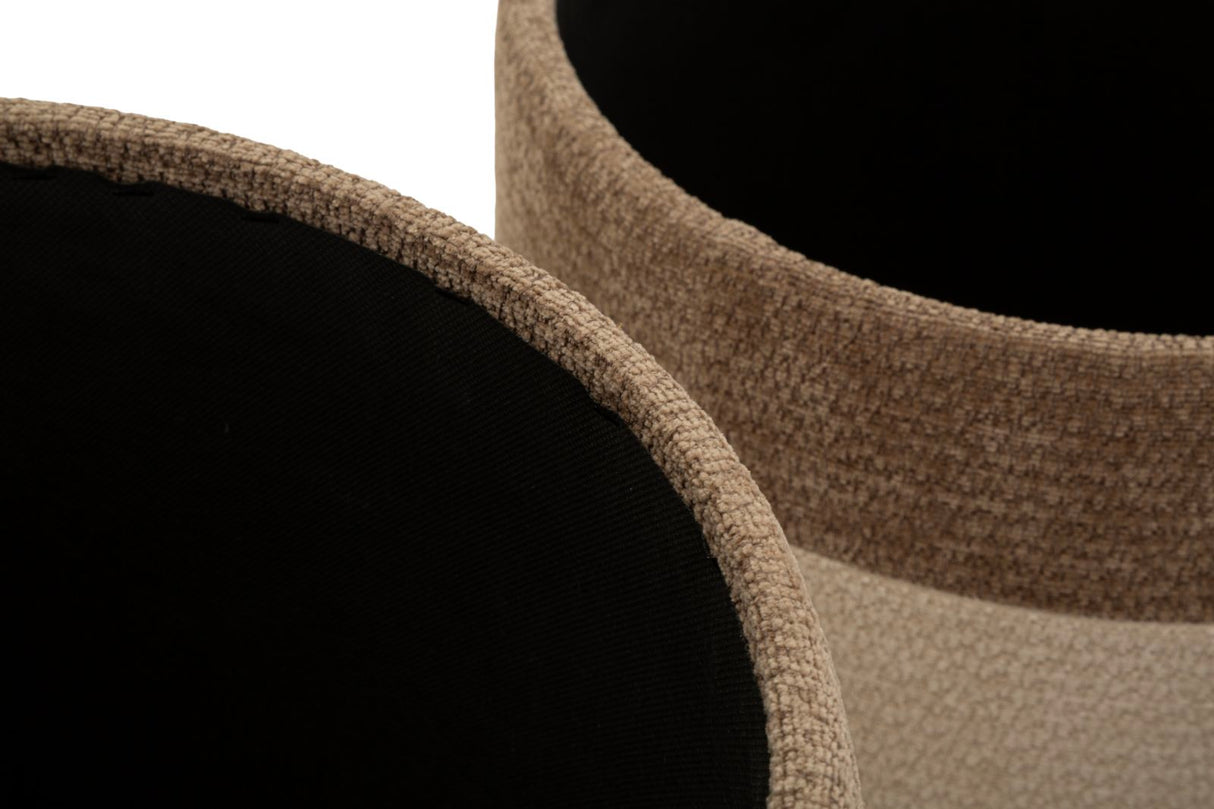 Set Di 3 Pouf Contenitore Stile Nordico - Ferretti
