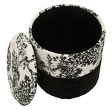 Pouf Stile Orientale Cm Ø 40X42