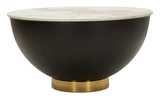 Tavolino Da Caffè Glam Contemporanero Cm Ø 73X40