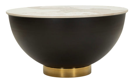 Tavolino Da Caffè Glam Contemporanero Cm Ø 73X40