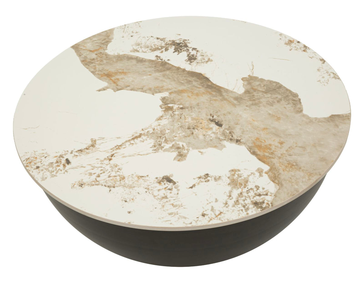 Tavolino Da Caffè Glam Contemporaneo Ø 73X40cm - Ferretti