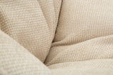 Poltrona Relax Girevole Crema In Stile Retrò - Ferretti