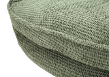 Poltrona Girevole Verde In Stile Retrò 85X80X81cm - Ferretti