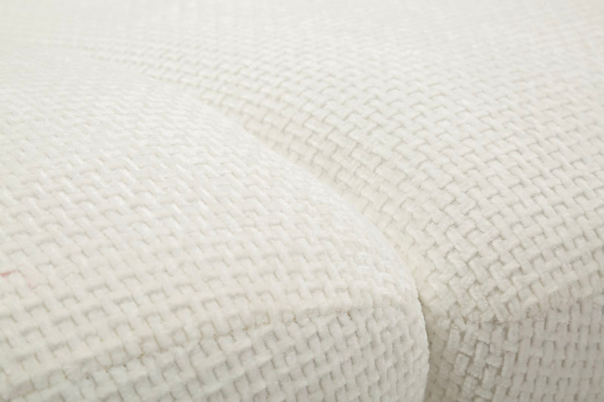 Poltrona Girevole Bianca In Stile Retrò 86X77X92cm - Ferretti