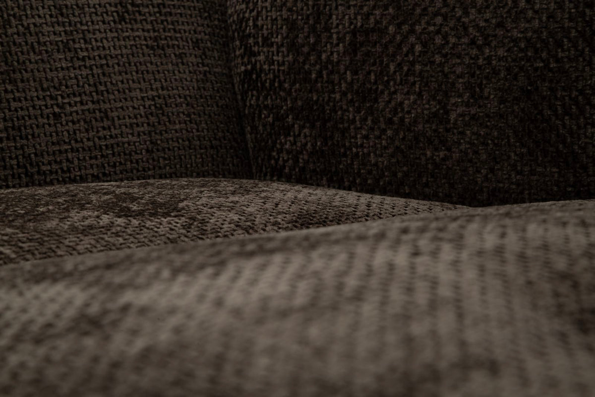 Poltrona Girevole Nera In Stile Retrò 86X77X92cm - Ferretti