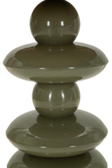 Tavolinetto In Metallo Con Piano In Legno Ø 45,5X63cm - Ferretti