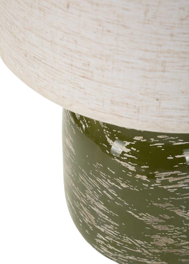 Lampada Da Tavolo Verde Stile Contemporaneo Ø 27X47,5cm - Ferretti