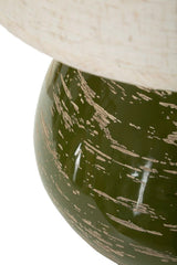 Lampada Da Tavolo Verde Stile Contemporaneo 30X49cm - Ferretti