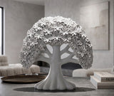 Scultura Decorativa Albero Minimal Cm 26X9X25