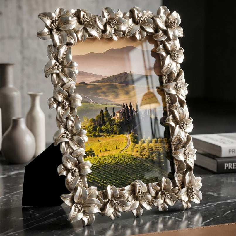 Cornice Stile Glamour Con Fiori 22X2,2X27,3 - Ferretti