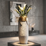 Vaso Moderno Con Bordo A Foglie - Ferretti