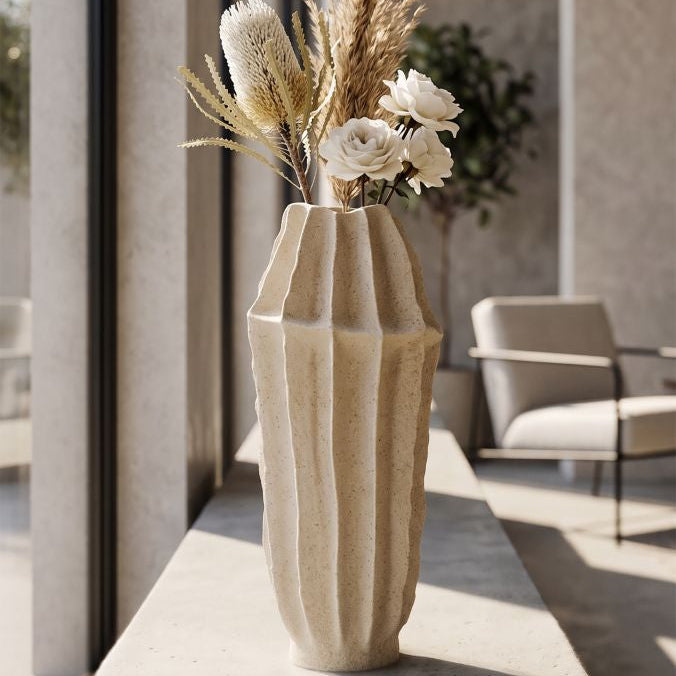 Vaso Stile Japandi Ø 19,5X45cm - Ferretti