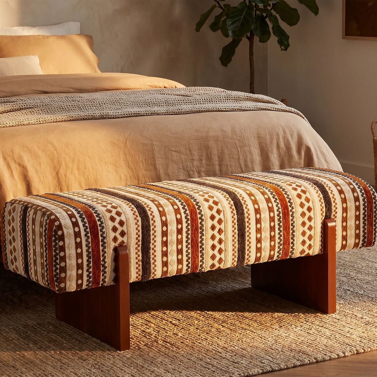 Panca Stile Etnico Multicolor - Ferretti