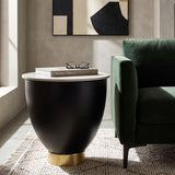 Tavolino Da Caffè Glam Contemporaneo Ø 48X47cm - Ferretti