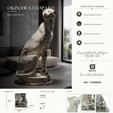 Scultura A Forma Di Leopardo Stile Orientale - Ferretti