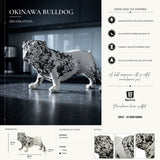 Scultura A Forma Di Cane Bulldog Stile Orientale - Ferretti