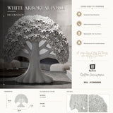 Scultura Decorativa Albero Minimal Cm 26X9X25
