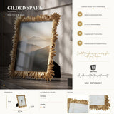 Cornice Elegante Con Foglie Cm 26,7X1,5X32
 (Misura Interna Cm 20X25)