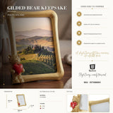 Cornice Glam Con Orsetto Cm 20,9X4,7X24,3 
(Misura Interna Cm 15X20)