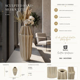 Vaso Stile Japandi Ø 19,5X45cm - Ferretti