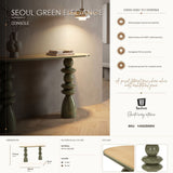 Consolle In Metallo Con Piano In Legno 150X45X77,5cm - Ferretti