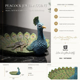 Svuotatasche Decorativo Eclettico A Forma Di Pavone - Ferretti