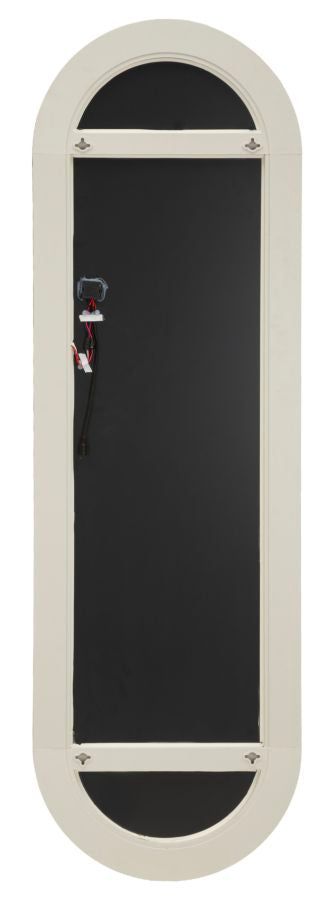 Specchio Da Muro Ovale Con Illuminazione Led A 3 Tonalità Di Luce 50X160 Cm