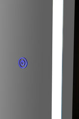 Specchio Da Terra/Muro Ad Arco Con Illuminazione Led 70X170 Cm