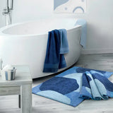 Tappeto Bagno Antiscivolo Bolle 70x140 in Cotone Tuft Morbido - Gabel