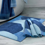 Tappeto Bagno Antiscivolo Bolle 70x140 in Cotone Tuft Morbido - Gabel