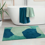 Tappeto Bagno Antiscivolo Bolle 70x140 in Cotone Tuft Morbido - Gabel