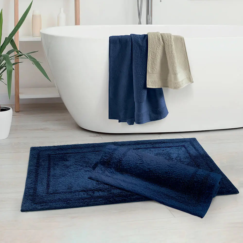 Tappeto Bagno Antiscivolo Atmosfera 60x100 in Cotone Tuft Morbido - Gabel