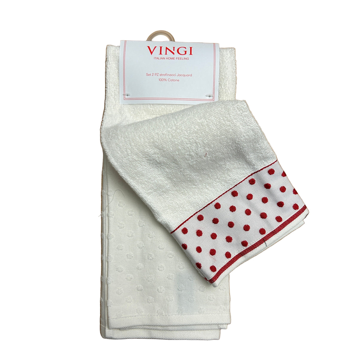 Coppia strofinacci Infinito xmas B - Vingi