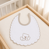 Bavaglino Neonato Orsetto 100% Cotone - Irge