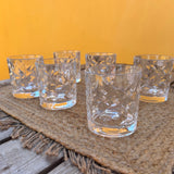 Set 6 Bicchieri LAURUS  By Cristalleria Italiana